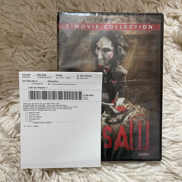 Saw:The Complete DVD Collection [New] Boxed Set - Picture 4 of 5